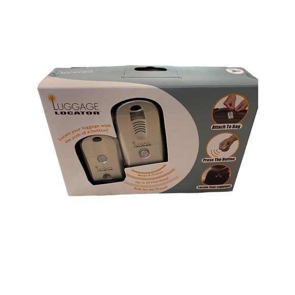 Luggage Locator Remote Gift Set Silver 48875 New - Picture 2 of 11